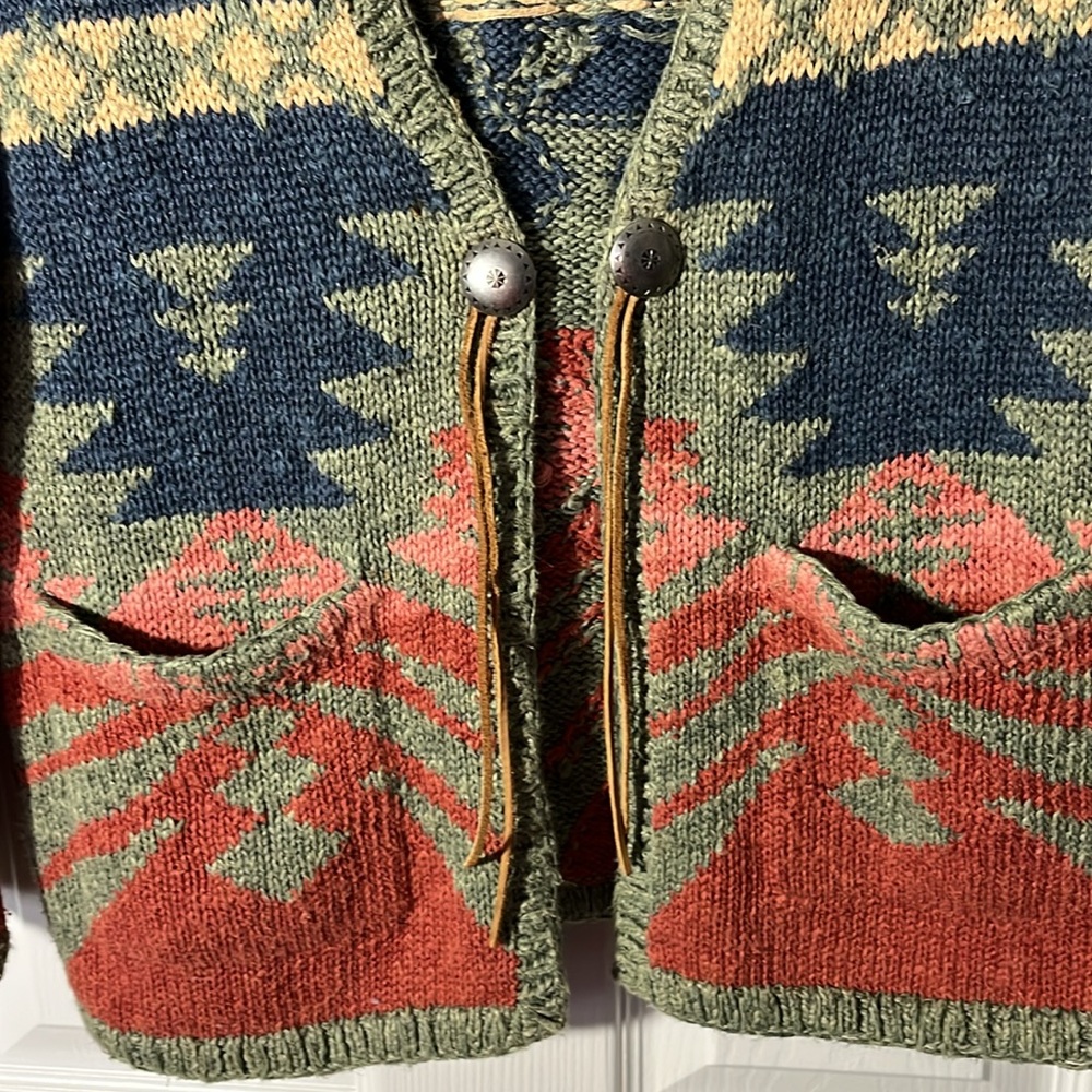 Lauren Ralph Lauren Aztec Cardigan - Picture 13 of 16